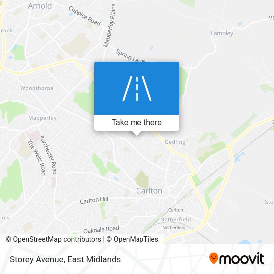 Storey Avenue map