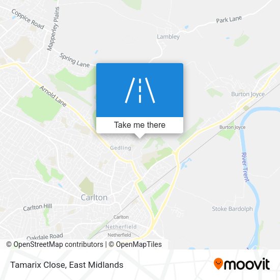 Tamarix Close map