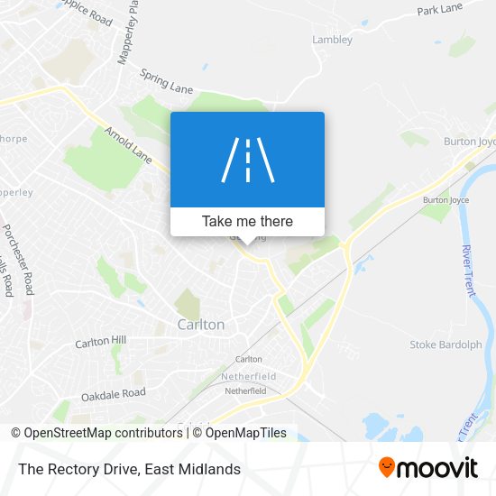 The Rectory Drive map