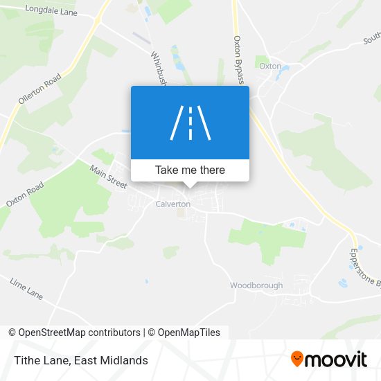 Tithe Lane map