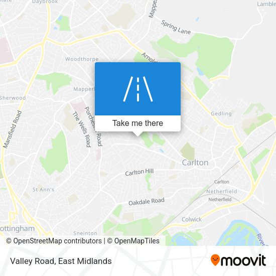 Valley Road map