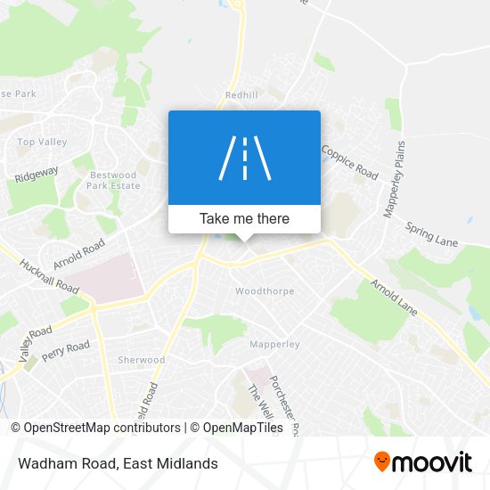 Wadham Road map