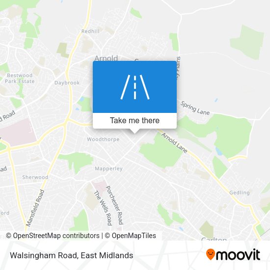 Walsingham Road map