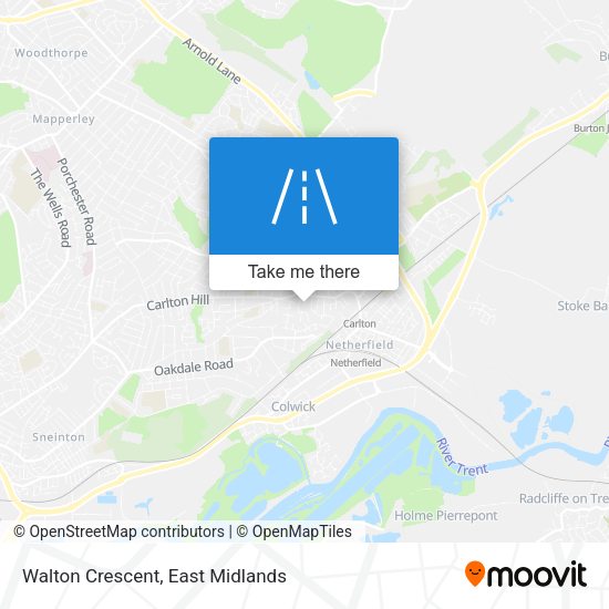 Walton Crescent map