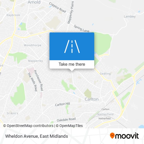 Wheldon Avenue map