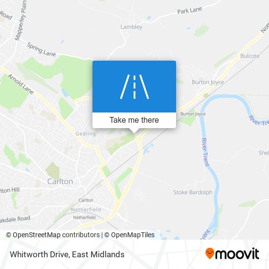 Whitworth Drive map