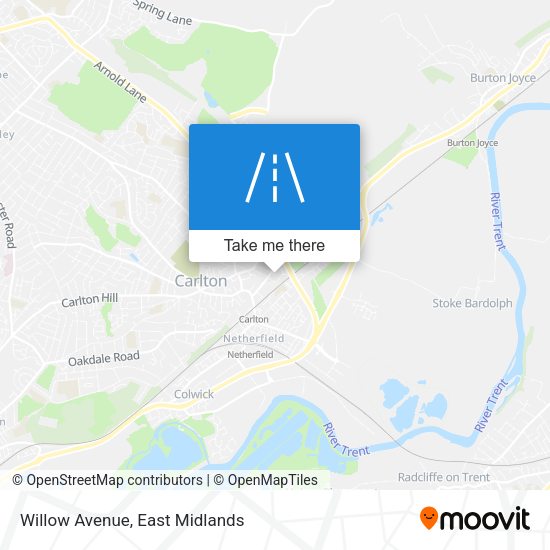 Willow Avenue map