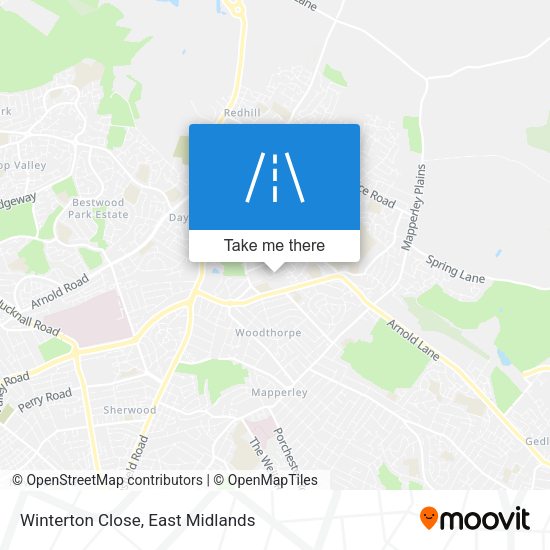 Winterton Close map