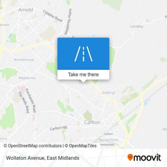 Wollaton Avenue map