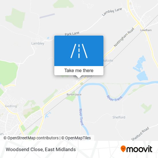 Woodsend Close map