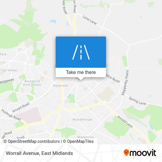 Worrall Avenue map