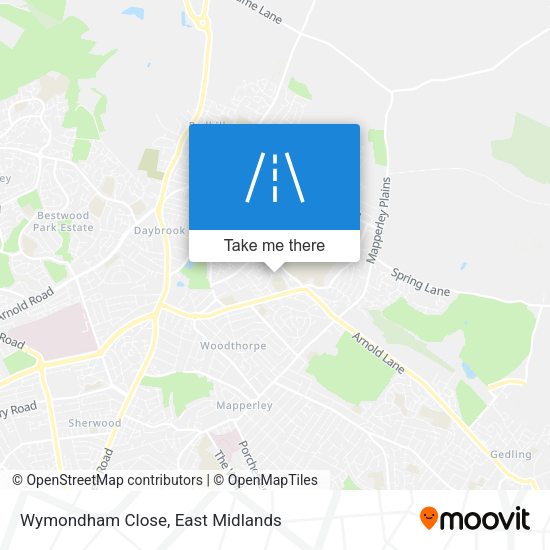 Wymondham Close map