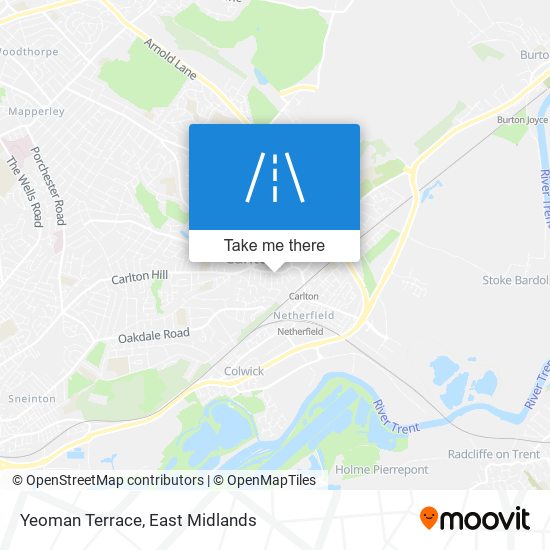 Yeoman Terrace map