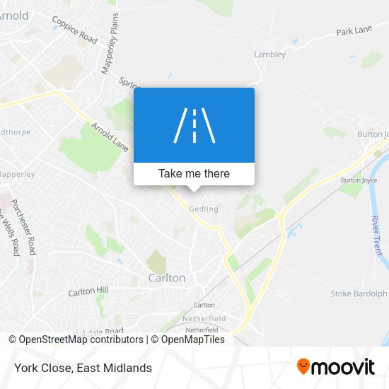 York Close map