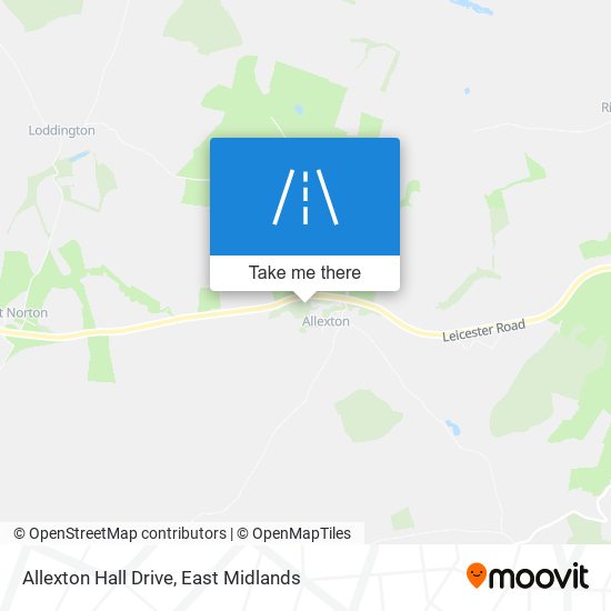 Allexton Hall Drive map