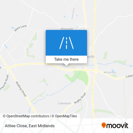 Attlee Close map