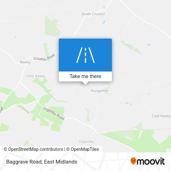 Baggrave Road map