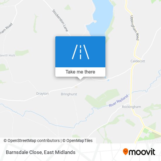 Barnsdale Close map