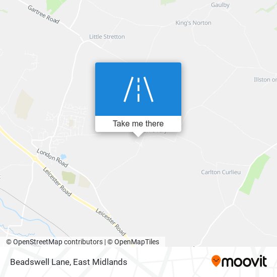 Beadswell Lane map