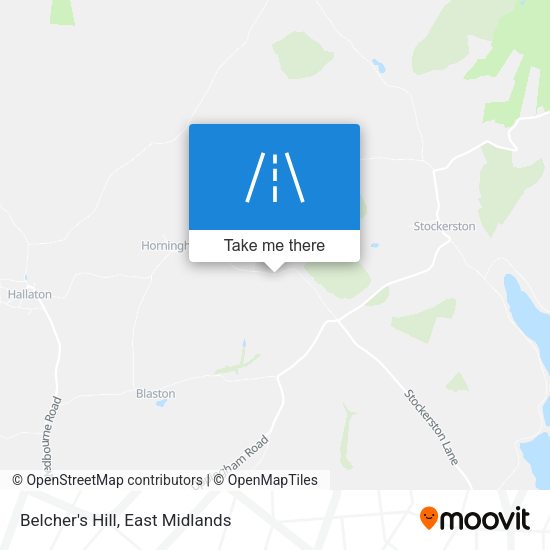 Belcher's Hill map