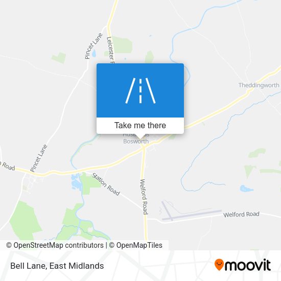 Bell Lane map