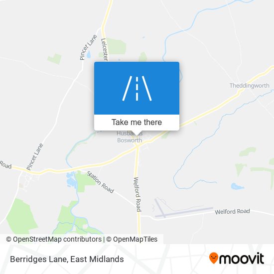 Berridges Lane map