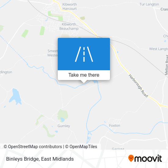 Binleys Bridge map