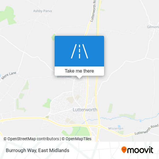 Burrough Way map