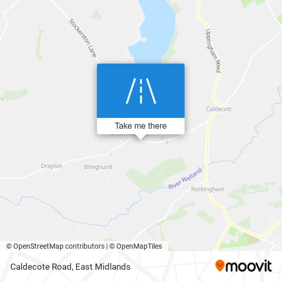 Caldecote Road map