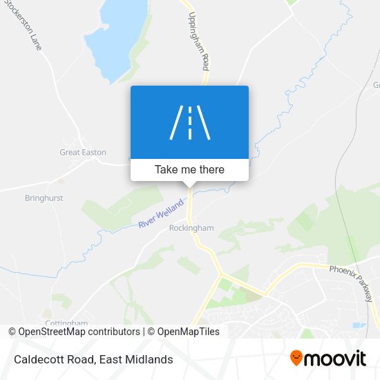 Caldecott Road map