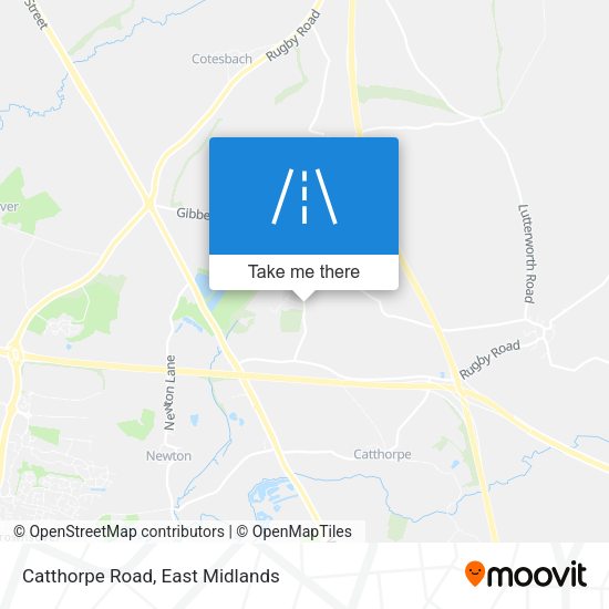 Catthorpe Road map