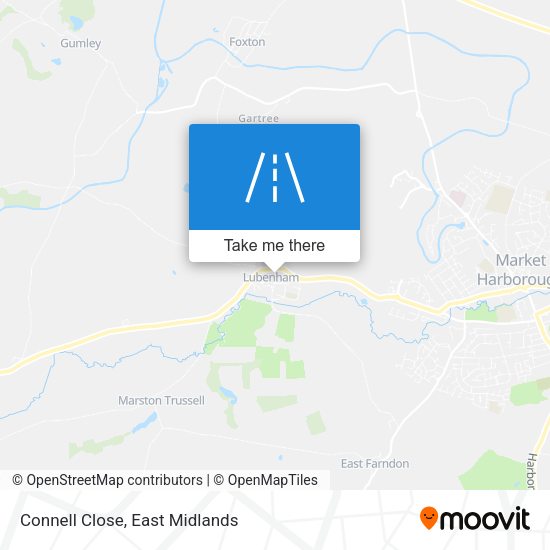 Connell Close map