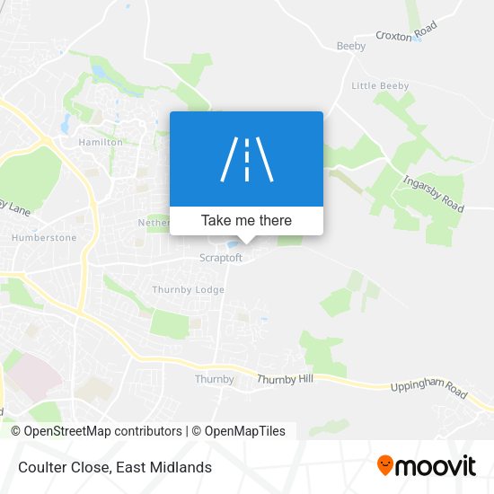 Coulter Close map