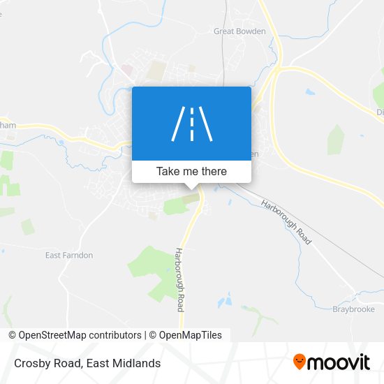 Crosby Road map