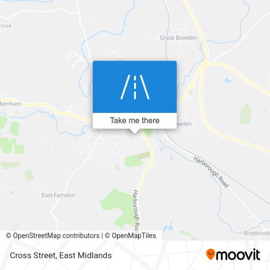 Cross Street map