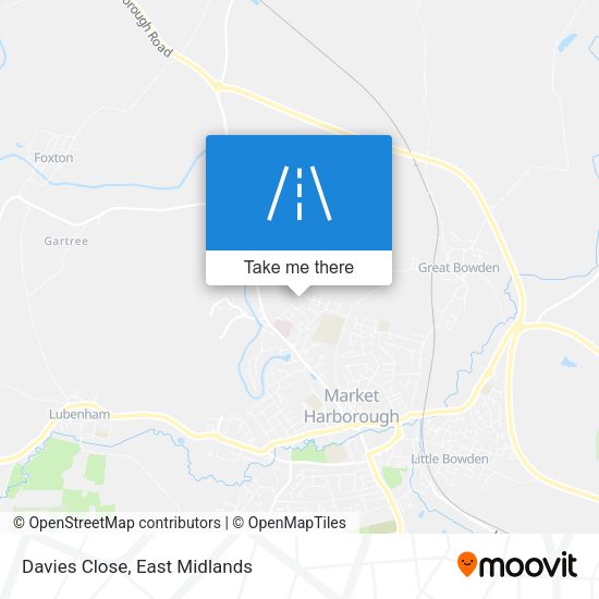 Davies Close map