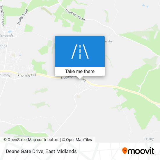 Deane Gate Drive map