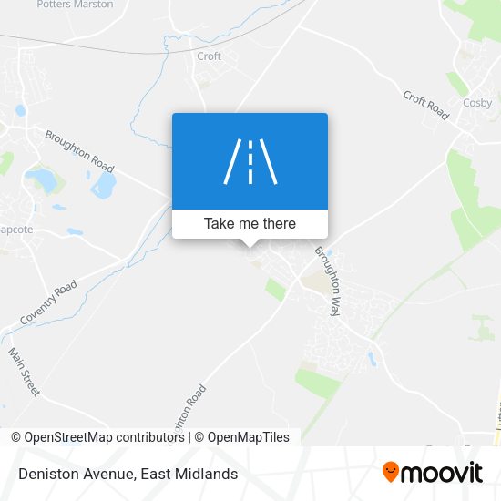 Deniston Avenue map