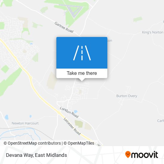 Devana Way map