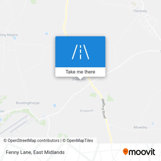 Fenny Lane map