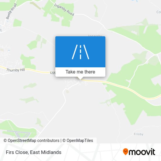 Firs Close map