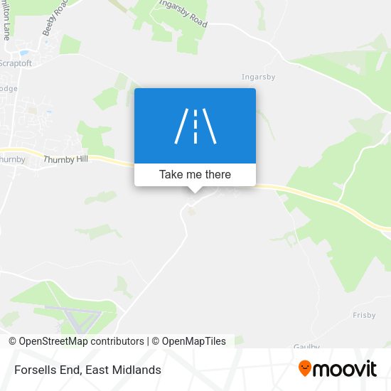Forsells End map