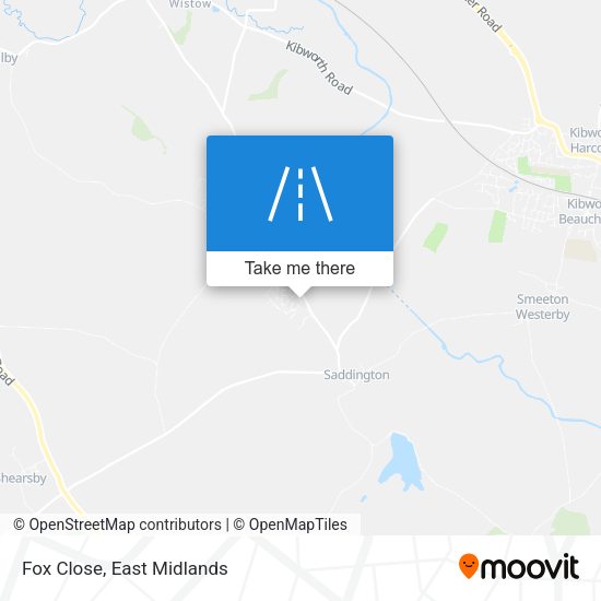 Fox Close map