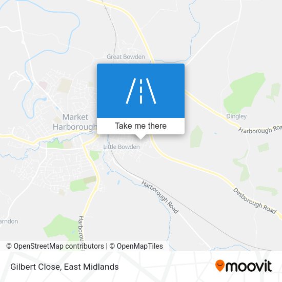 Gilbert Close map