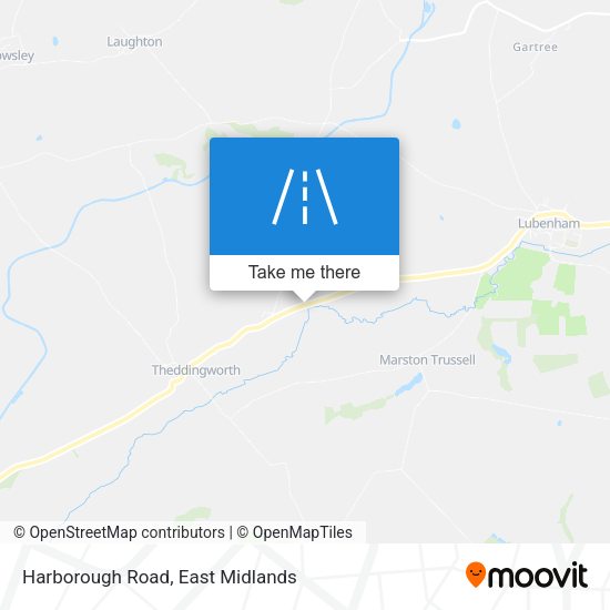 Harborough Road map