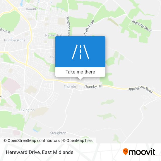 Hereward Drive map