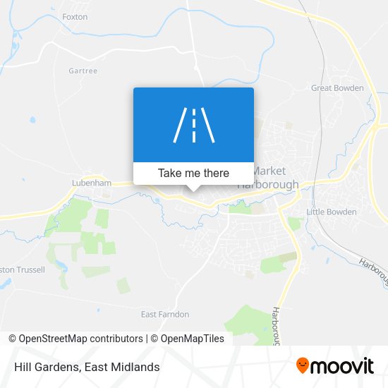 Hill Gardens map