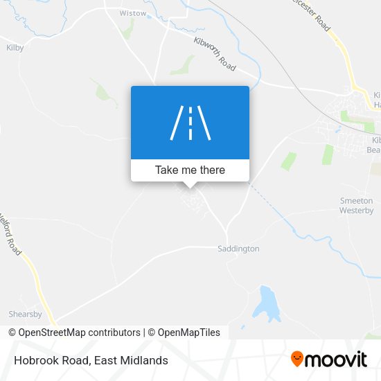 Hobrook Road map