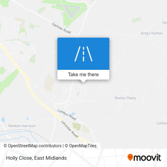 Holly Close map