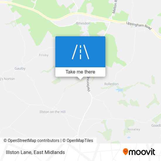 Illston Lane map